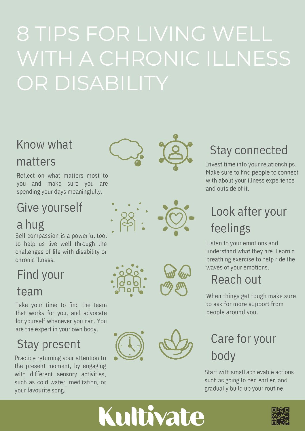 8 Tips for Living Well with a Chronic Illness or Disability